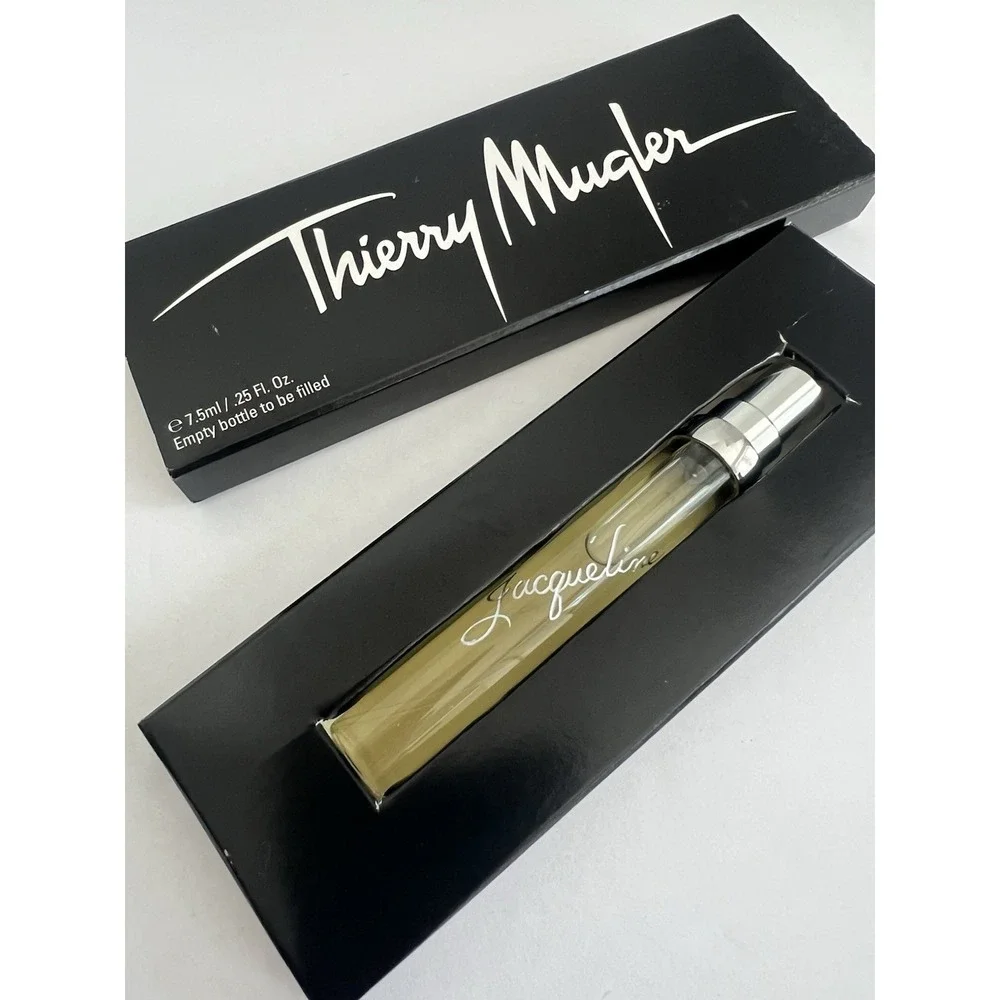 Thierry MUGLER REFILLABLE PURSE SPRAY 7.5 ML Bottle‎ Perfume Jacqueline Engraved